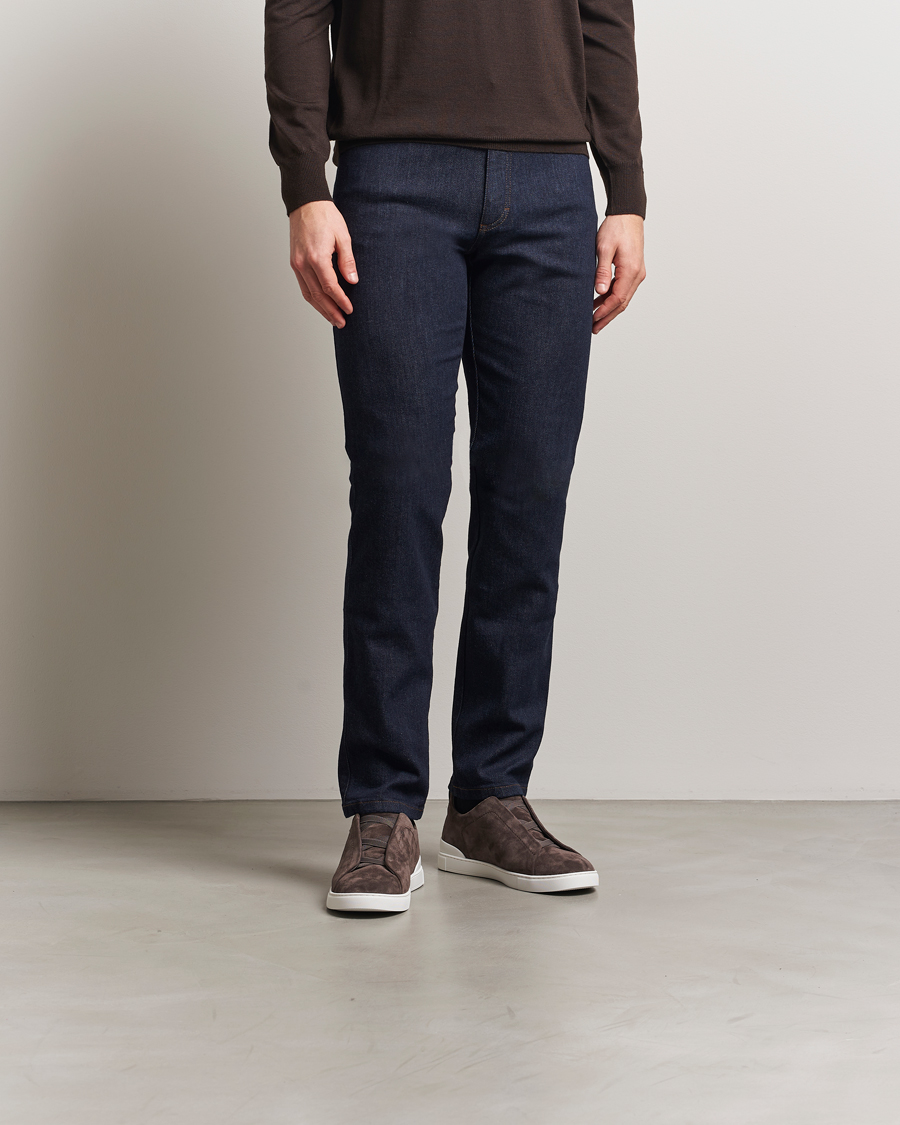 Herre | Sneakers | Zegna | Triple Stitch Sneakers Dark Brown Suede