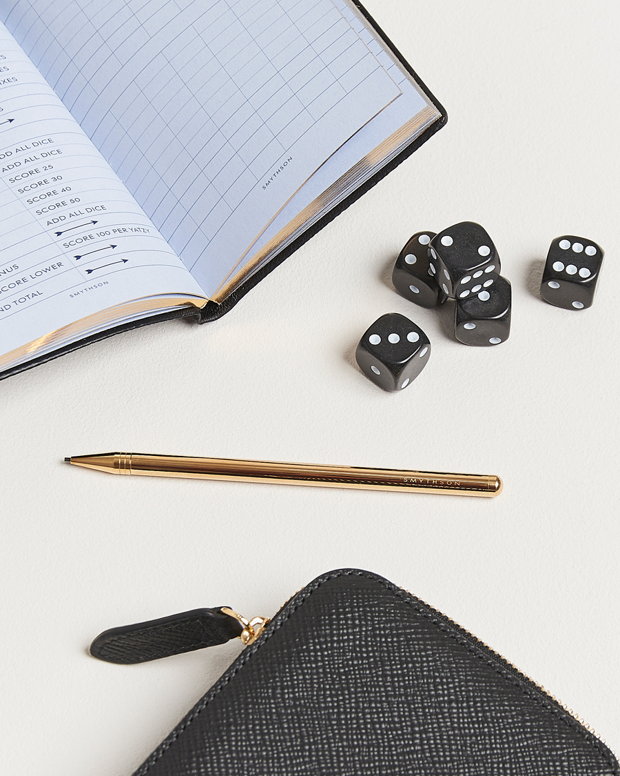 Herre | Spill og fritid | Smythson | Panama Yatzy Set Black