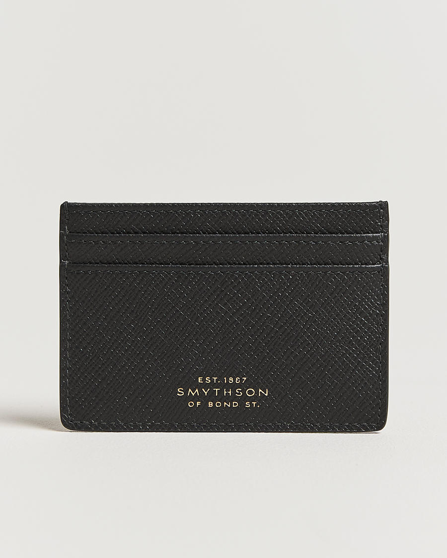 Herre | Lommebøker | Smythson | Panama Flat Cardholder Black