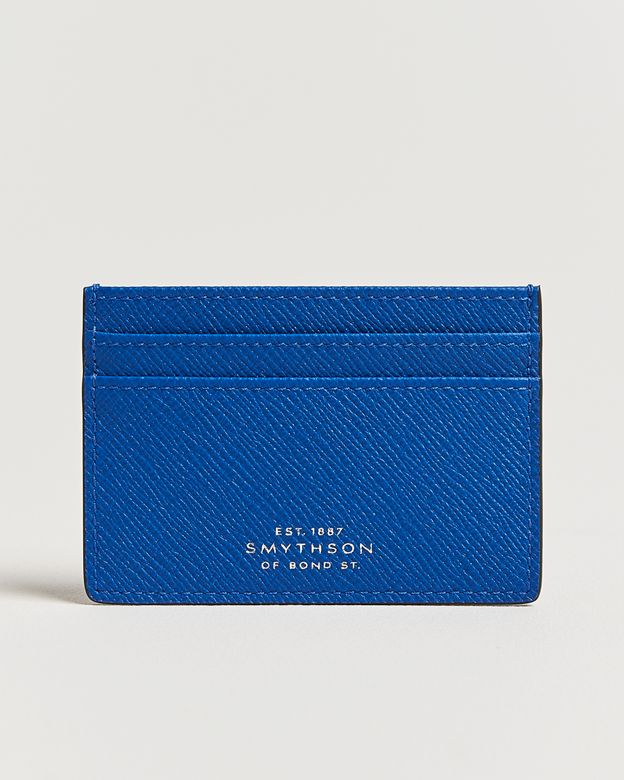 Herre | Lommebøker | Smythson | Panama Flat Cardholder Cerulean