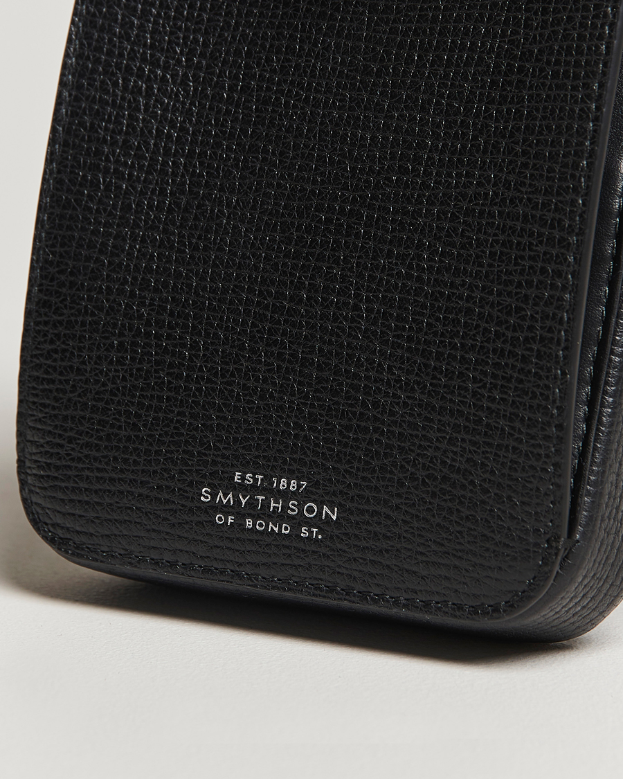Herre | Vesker | Smythson | Ludlow Crossbody Pouch Black