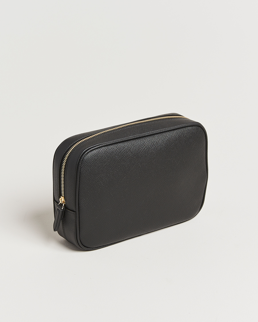 Herre | Vesker | Smythson | Panama Organiser Tech Pouch Black