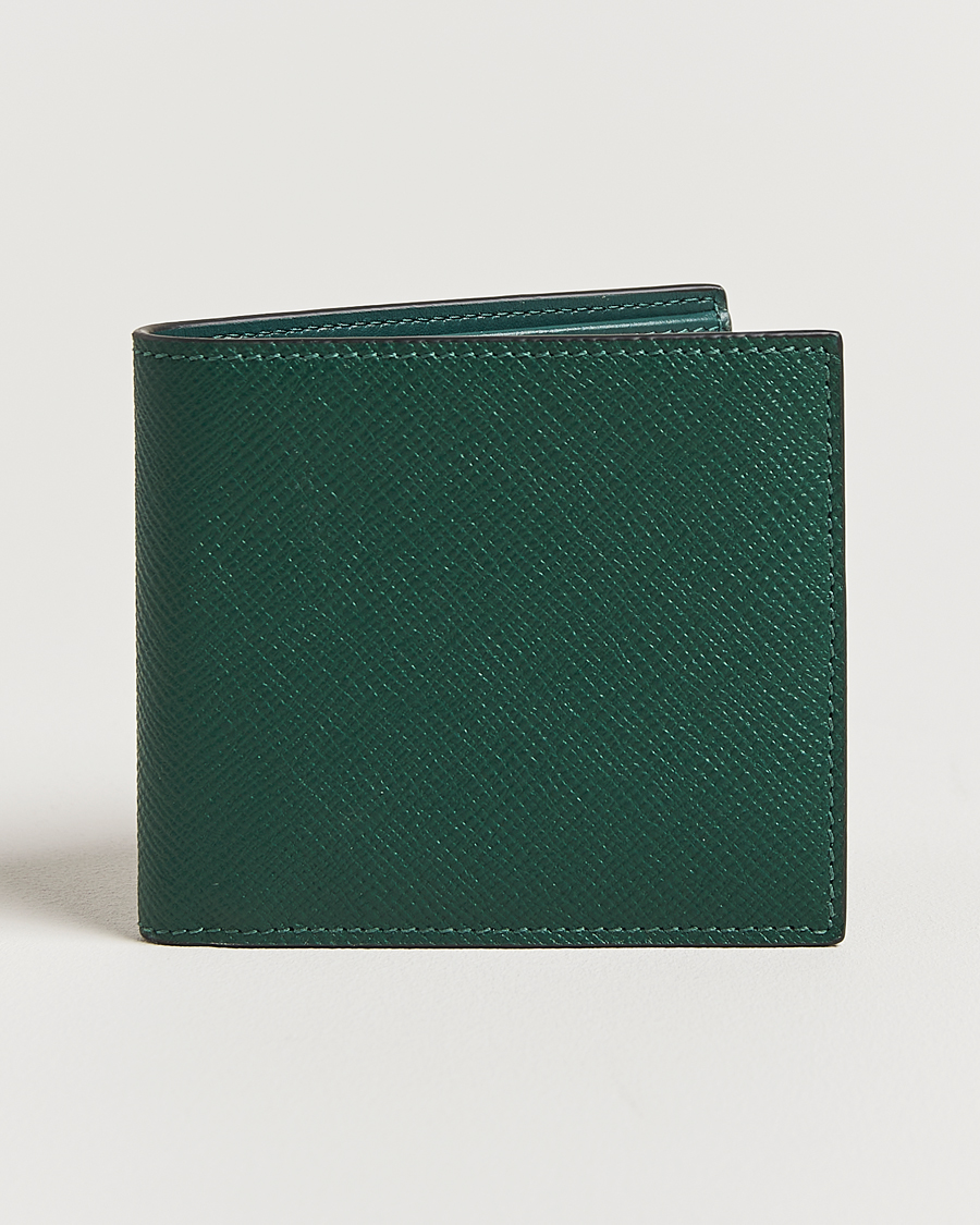 Herre | Lommebøker | Smythson | Panama 6 Card Leather Wallet Forest Green