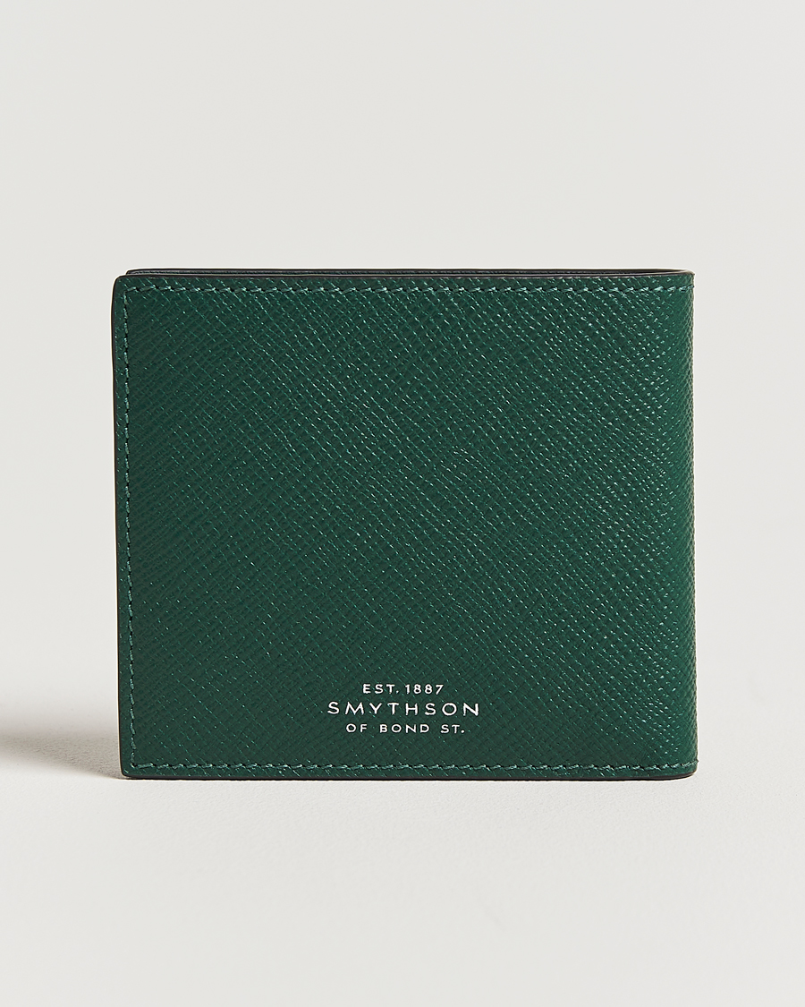 Herre | Lommebøker | Smythson | Panama 6 Card Leather Wallet Forest Green