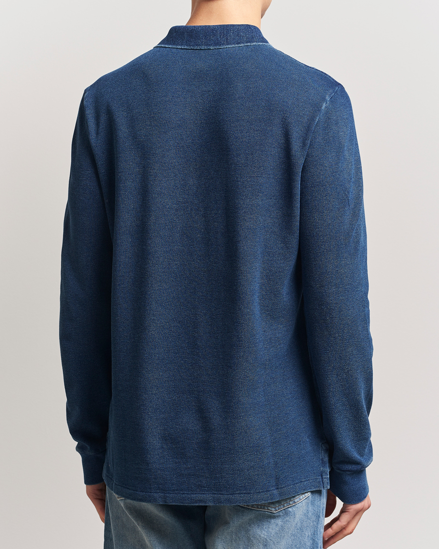 Herre | Gensere | Polo Ralph Lauren | Custom Slim Fit Long Sleeve Polo Shirt Dark Indigo