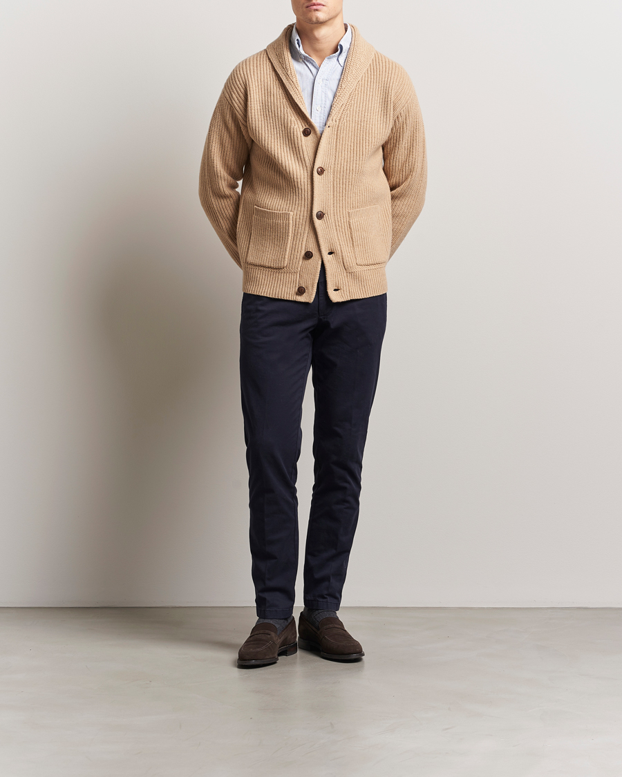 Herre | Gensere | Polo Ralph Lauren | Wool/Cashmere Cardigan Dune Melange