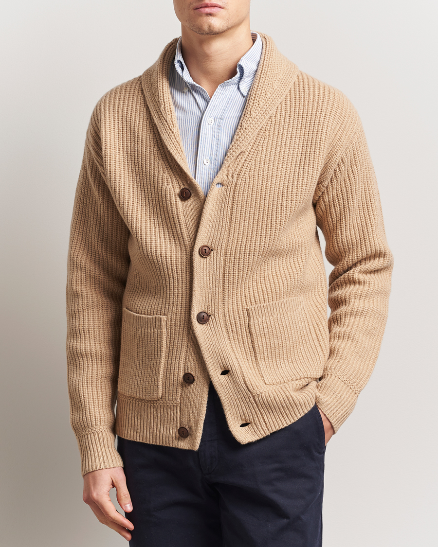Herre | Gensere | Polo Ralph Lauren | Wool/Cashmere Cardigan Dune Melange