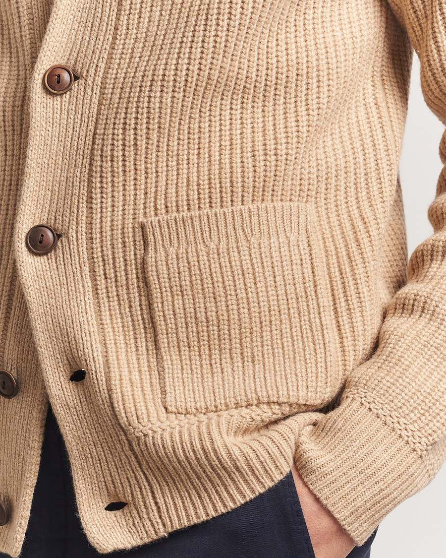 Herre | Gensere | Polo Ralph Lauren | Wool/Cashmere Cardigan Dune Melange