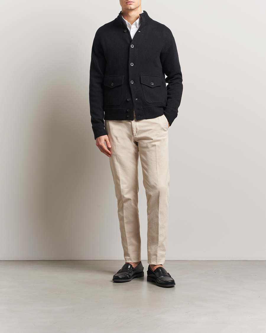 Herre | Gensere | Polo Ralph Lauren | Wool Blend Cardigan Polo Black