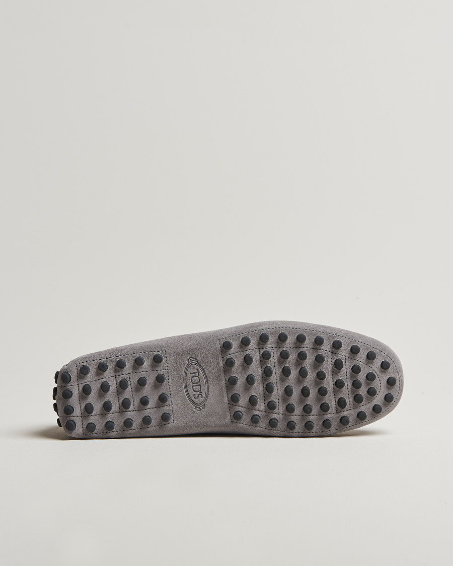 Herre | Tod's Gommino Carshoe Grey Suede | Tod's | Gommino Carshoe Grey Suede