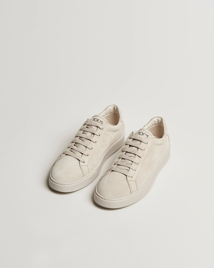 Herre | Sneakers | Tod's | Cassetta Lacciata Sneaker Light Grey Suede
