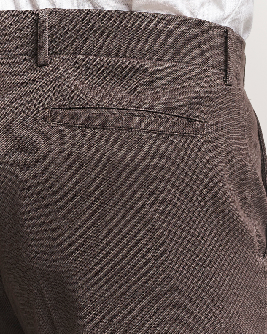 Herre | Bukser | Boglioli | Regular Fit Cotton Chinos Brown