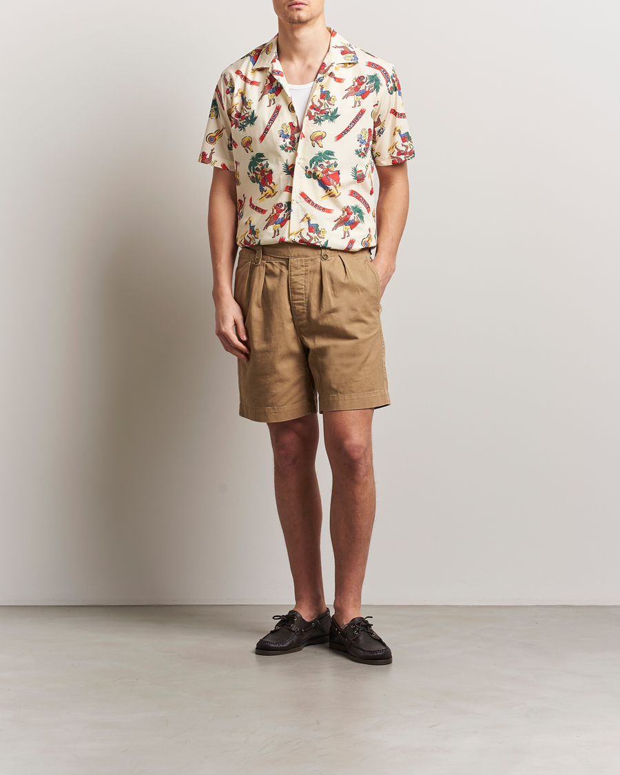 Herre | Skjorter | Gitman Vintage | Jamaica Camp Shirt Cream