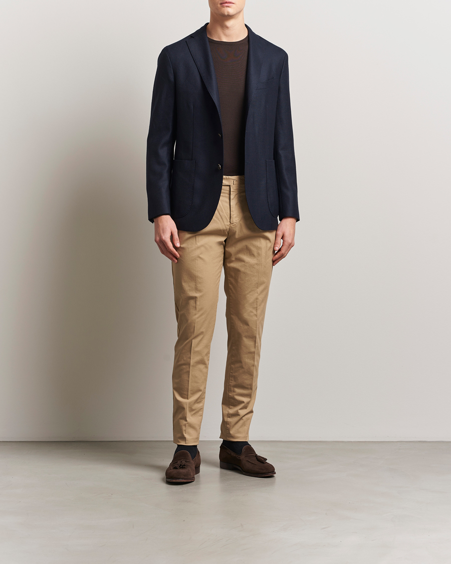 Herre | Bukser | PT01 | Gentleman Fit Cotton/Stretch Trousers Beige