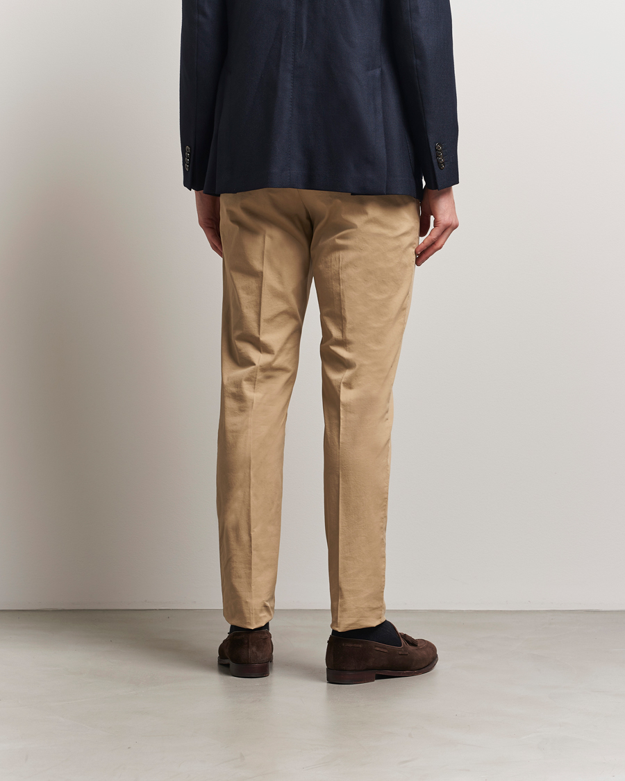 Herre | Bukser | PT01 | Gentleman Fit Cotton/Stretch Trousers Beige