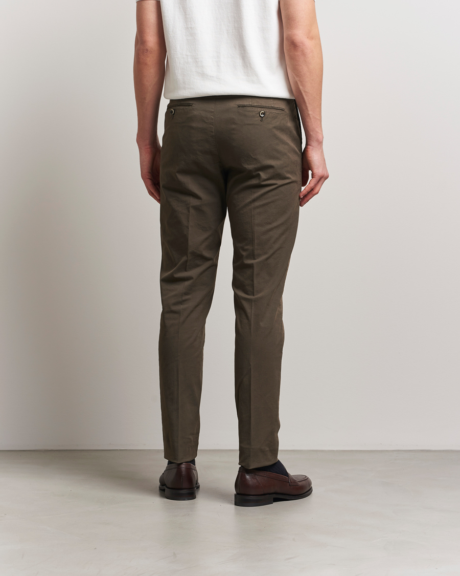 Herre | Bukser | PT01 | Gentleman Fit Cotton/Stretch Trousers Brown