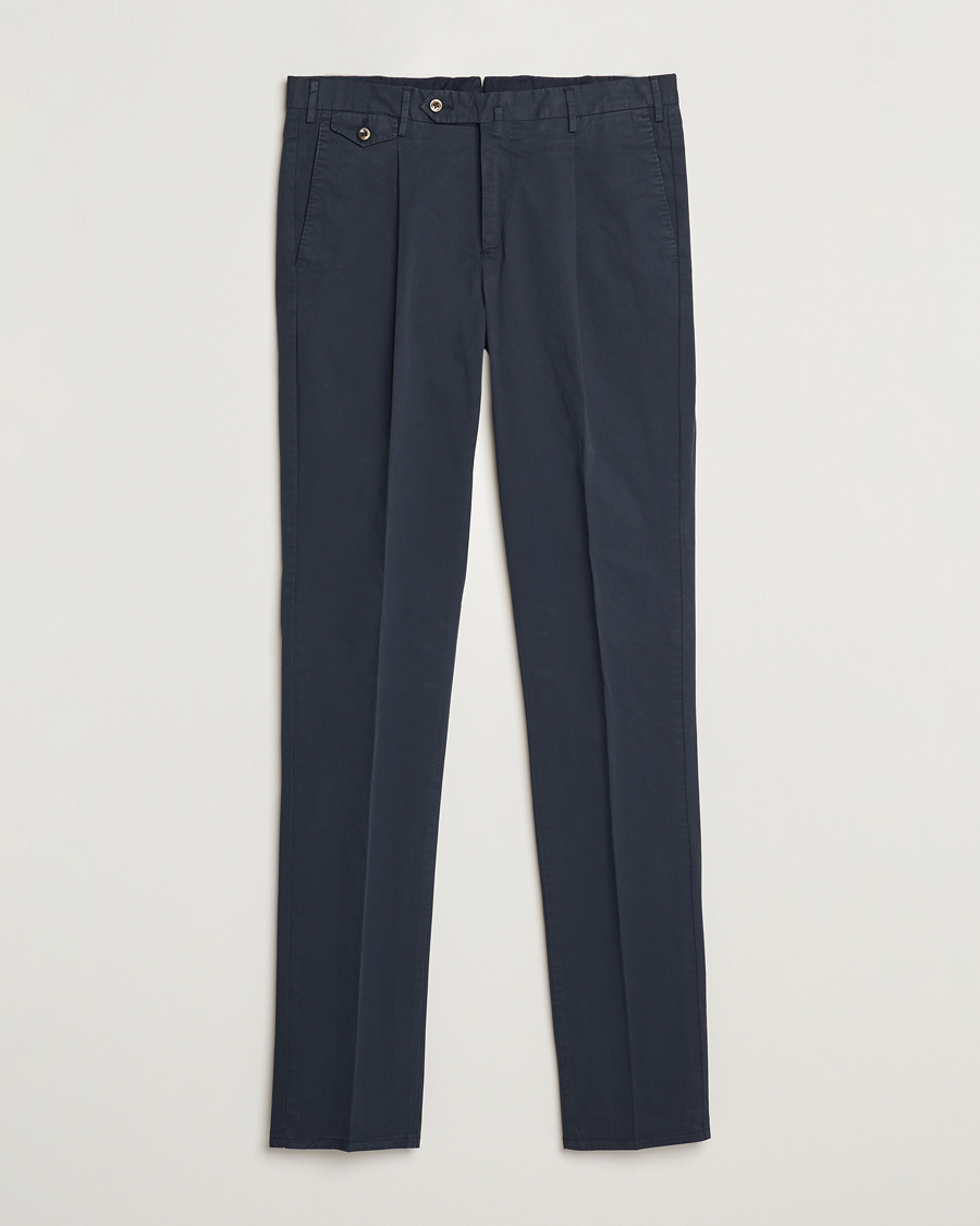 Herre | Bukser | PT01 | Gentleman Fit Cotton/Stretch Trousers Navy