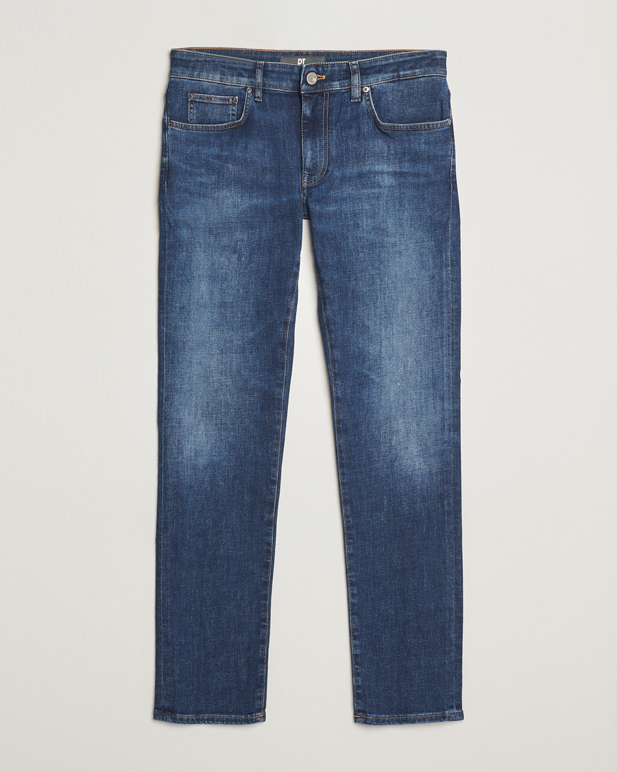 Herre | Jeans | PT01 | Slim Fit Stretch Jeans Dark Blue Wash