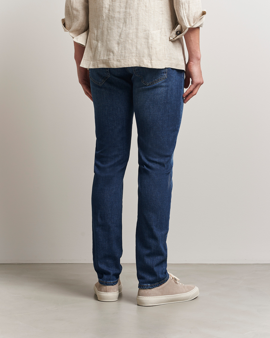 Herre | Jeans | PT01 | Slim Fit Stretch Jeans Dark Blue Wash