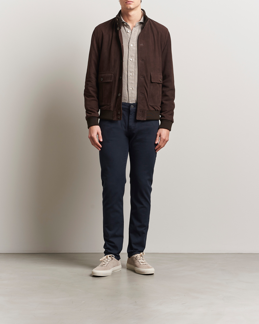 Herre | Bukser | PT01 | Slim Fit 5-Pocket Pants Navy