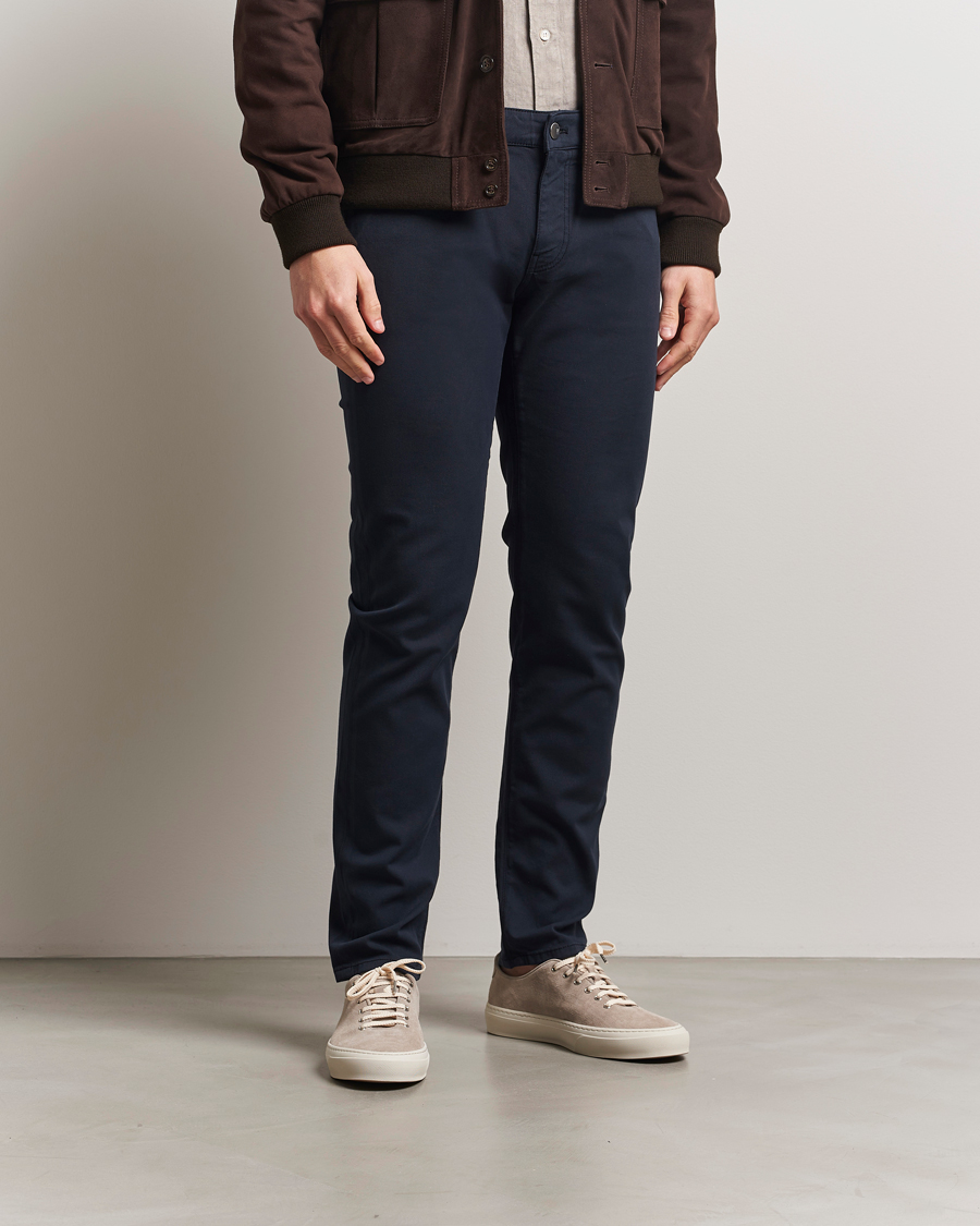 Herre | Bukser | PT01 | Slim Fit 5-Pocket Pants Navy