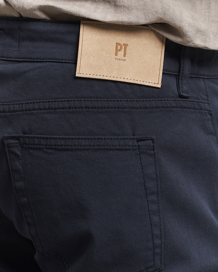 Herre | Bukser | PT01 | Slim Fit 5-Pocket Pants Navy