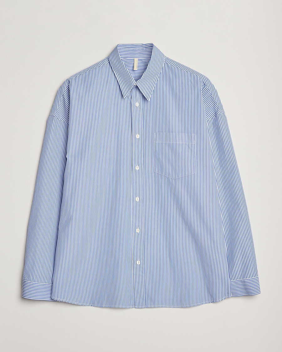 Herre | Skjorter | Sunflower | Stable Shirt Blue Stripe