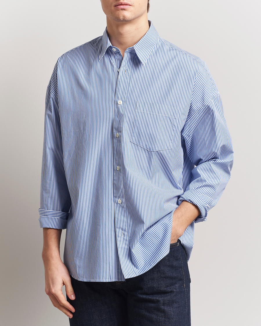 Herre | Skjorter | Sunflower | Stable Shirt Blue Stripe