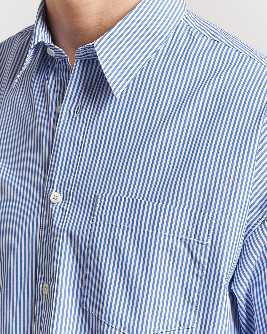 Herre | Skjorter | Sunflower | Stable Shirt Blue Stripe