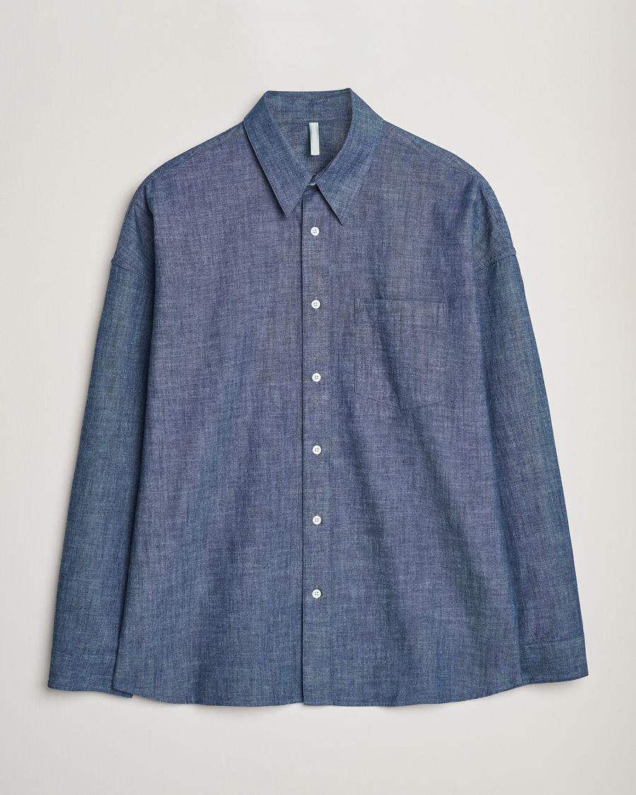 Herre | Skjorter | Sunflower | Stable Chambray Shirt Rinse