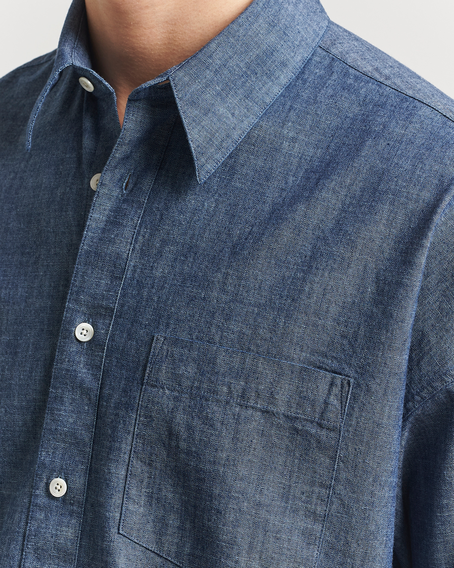 Herre | Skjorter | Sunflower | Stable Chambray Shirt Rinse