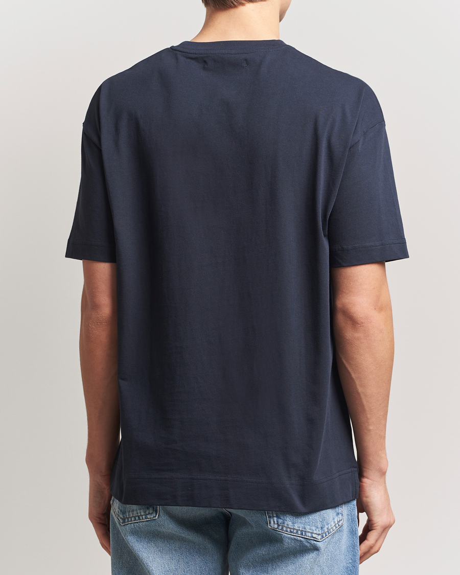 Herre | T-Shirts | Samsøe Samsøe | Joel Organic Cotton T-Shirt Salute Navy