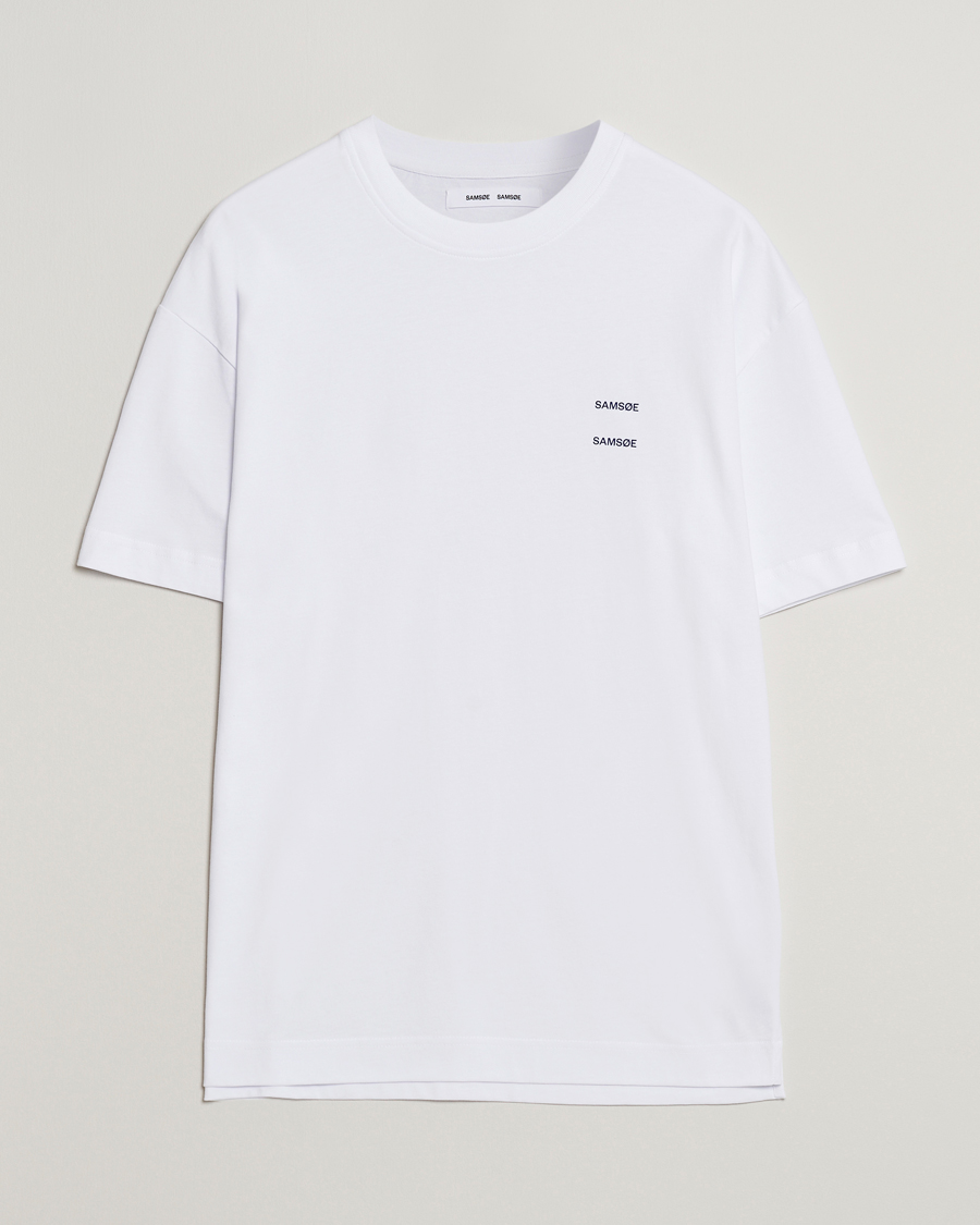 Herre | T-Shirts | Samsøe Samsøe | Joel Organic Cotton T-Shirt White
