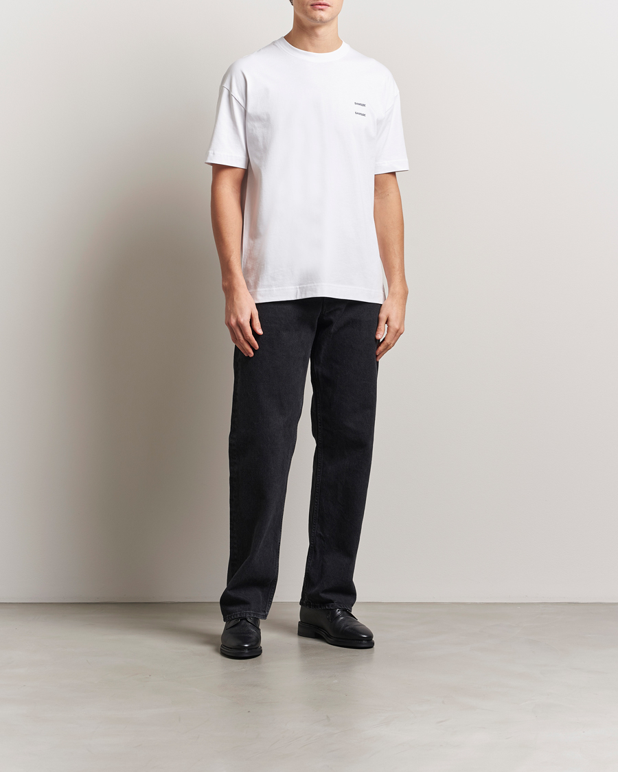 Herre | T-Shirts | Samsøe Samsøe | Joel Organic Cotton T-Shirt White