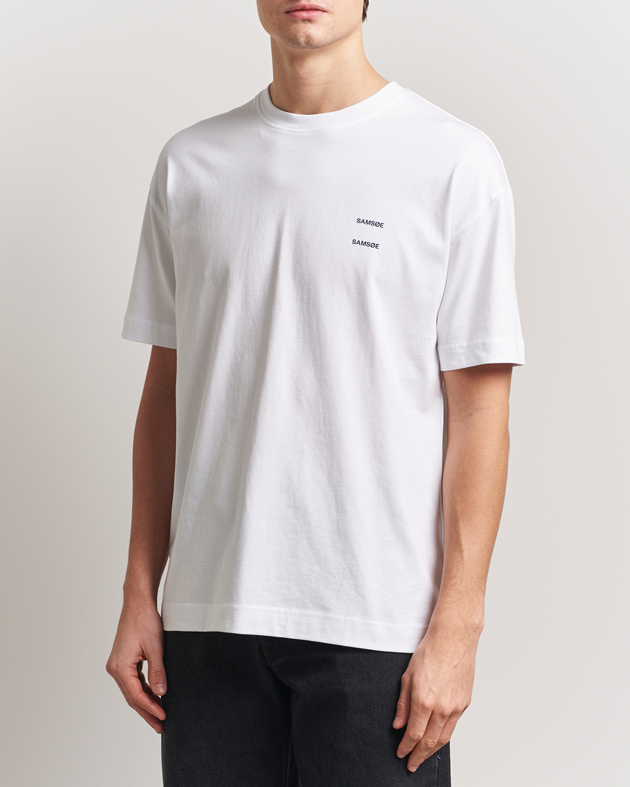 Herre | T-Shirts | Samsøe Samsøe | Joel Organic Cotton T-Shirt White