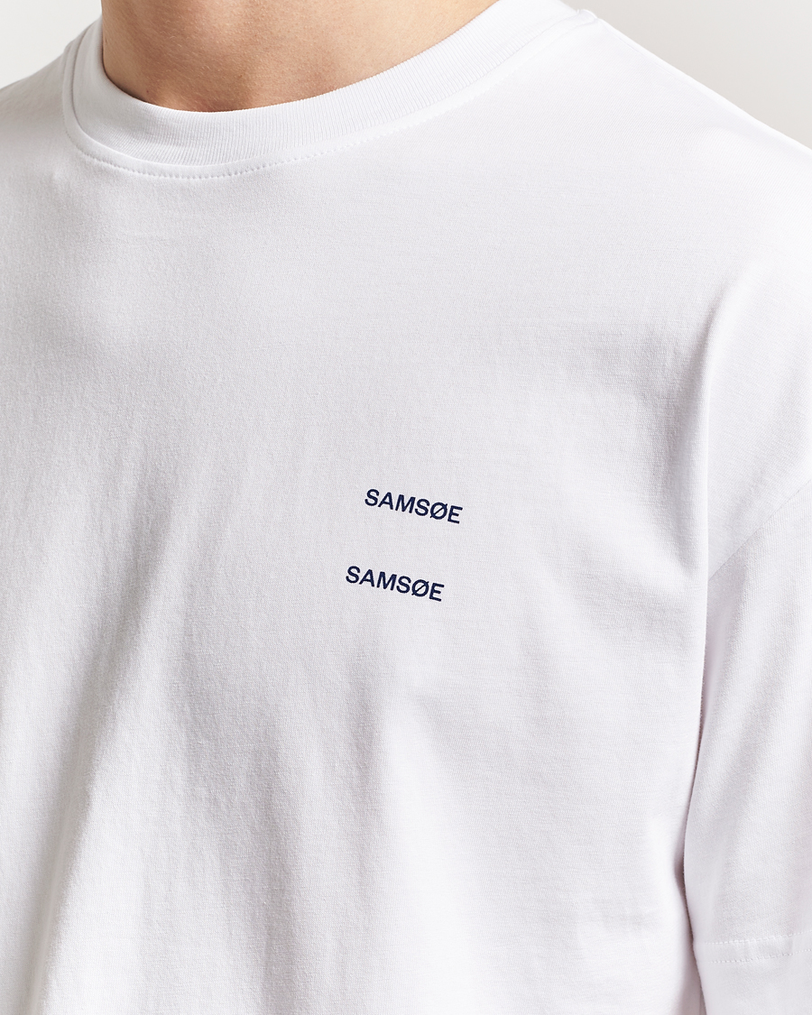 Herre | T-Shirts | Samsøe Samsøe | Joel Organic Cotton T-Shirt White