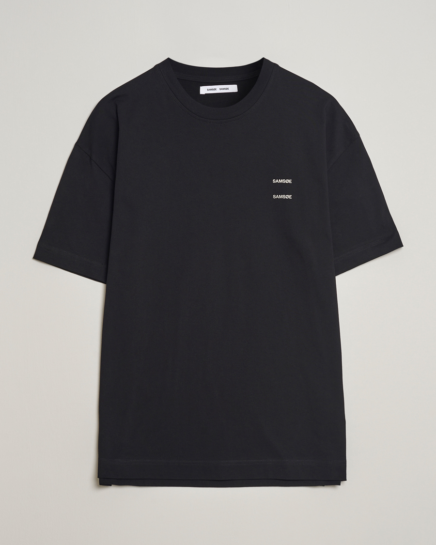 Herre | T-Shirts | Samsøe Samsøe | Joel Organic Cotton T-Shirt Black