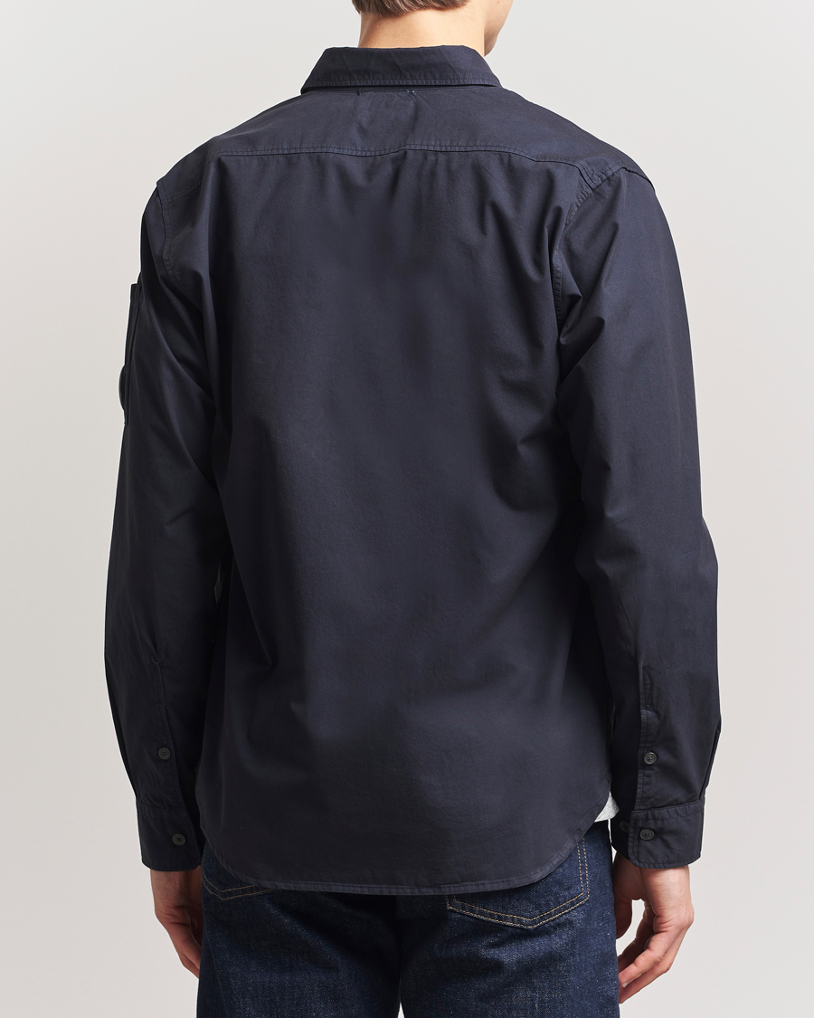 Herre | Skjorter | C.P. Company | Organic Gabardine Pocket Shirt Navy