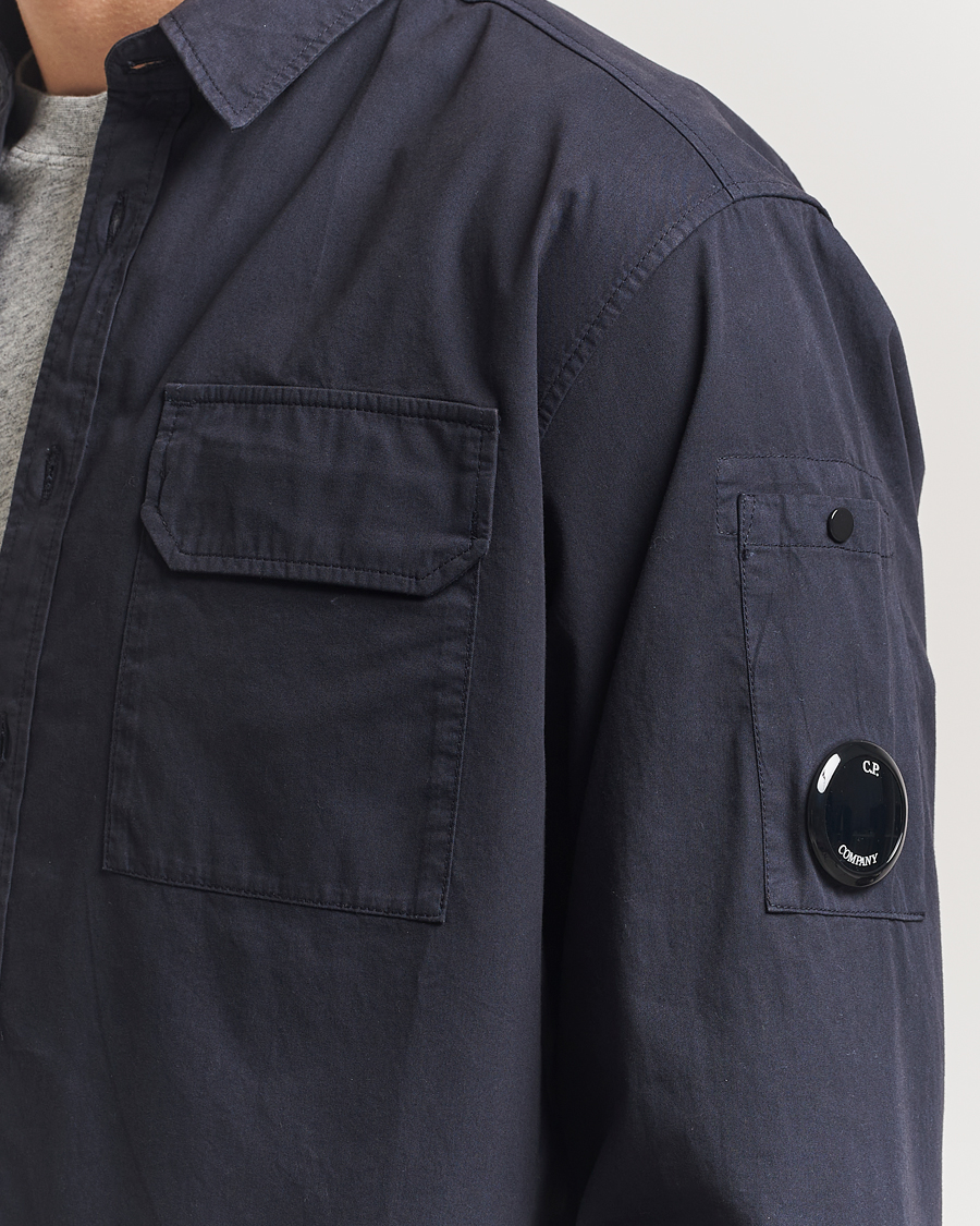 Herre | Skjorter | C.P. Company | Organic Gabardine Pocket Shirt Navy