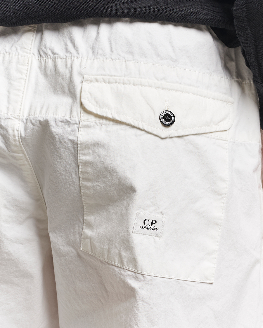 Herre | Bukser | C.P. Company | Microreps Drawstring Pants White