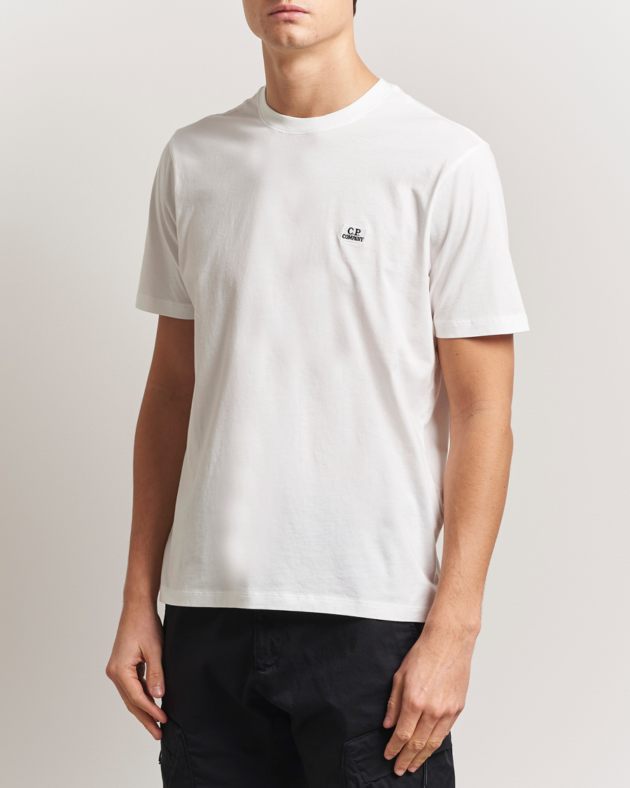 Herre | T-Shirts | C.P. Company | Short Sleeve Small Logo T-Shirt White