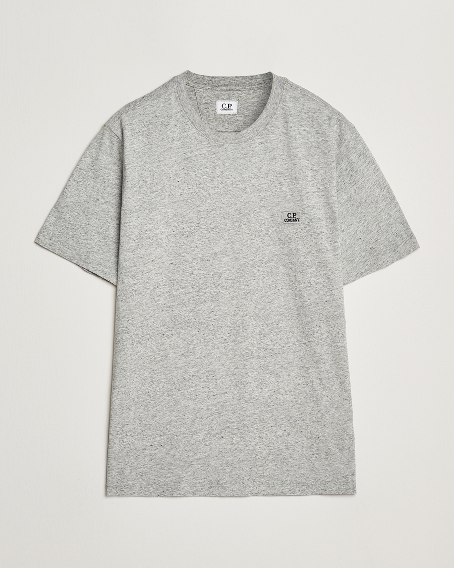 Herre | T-Shirts | C.P. Company | Short Sleeve Small Logo T-Shirt Grey