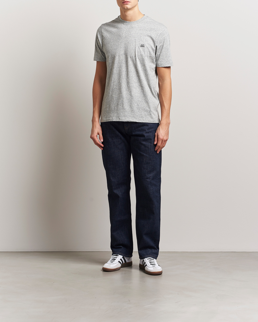 Herre | T-Shirts | C.P. Company | Short Sleeve Small Logo T-Shirt Grey