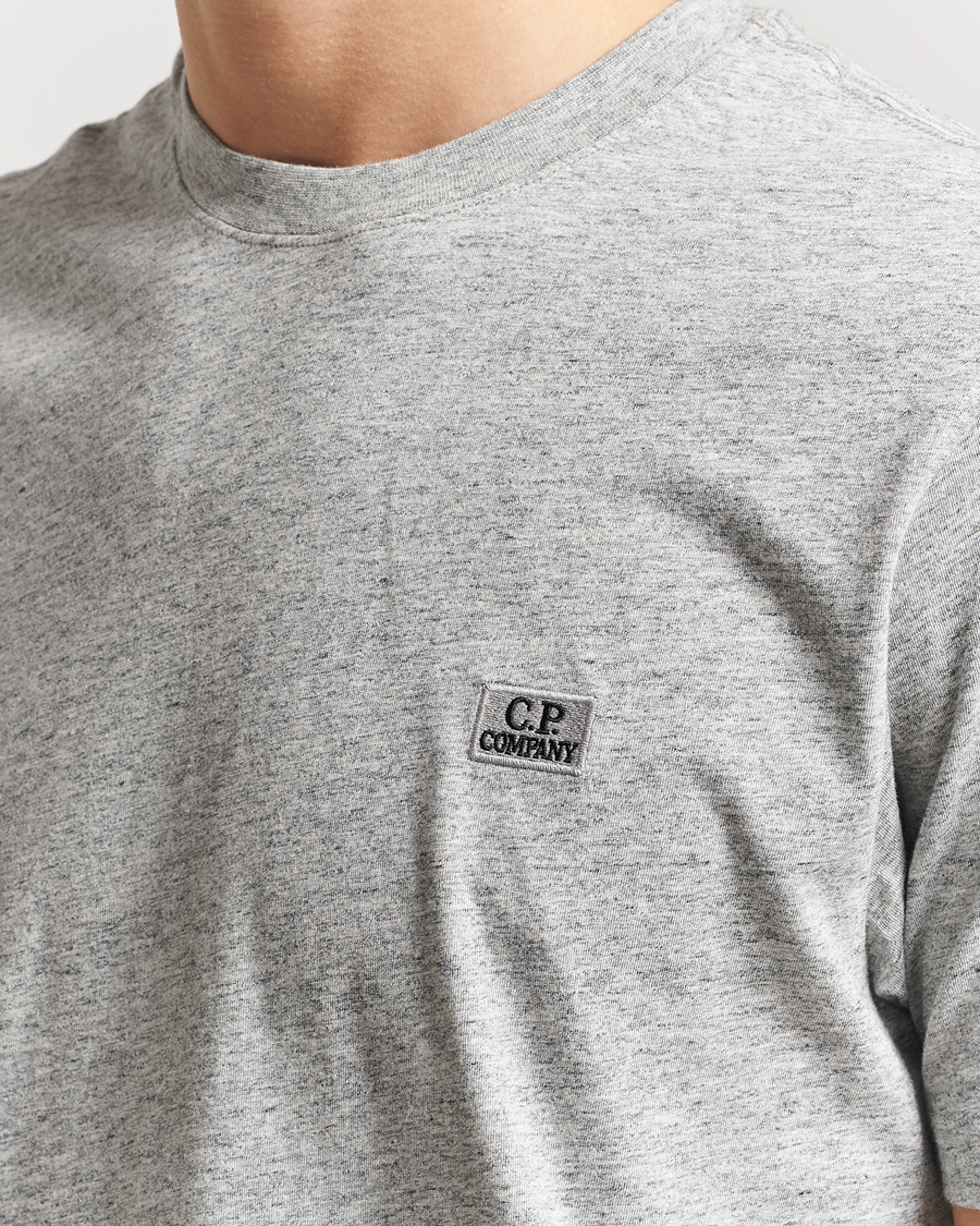 Herre | T-Shirts | C.P. Company | Short Sleeve Small Logo T-Shirt Grey
