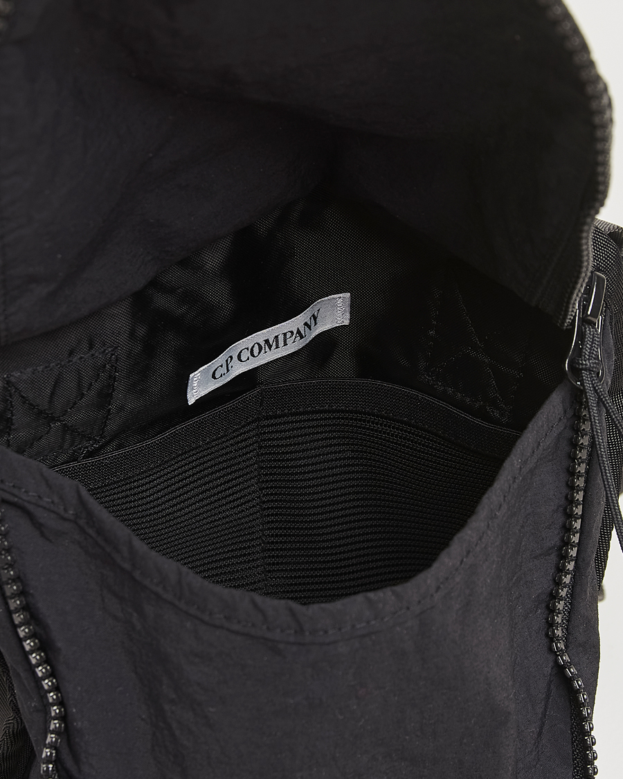 Herre | C.P. Company Plain Paper Touch Accessorie Bag Black | C.P. Company | Plain Paper Touch Accessorie Bag Black