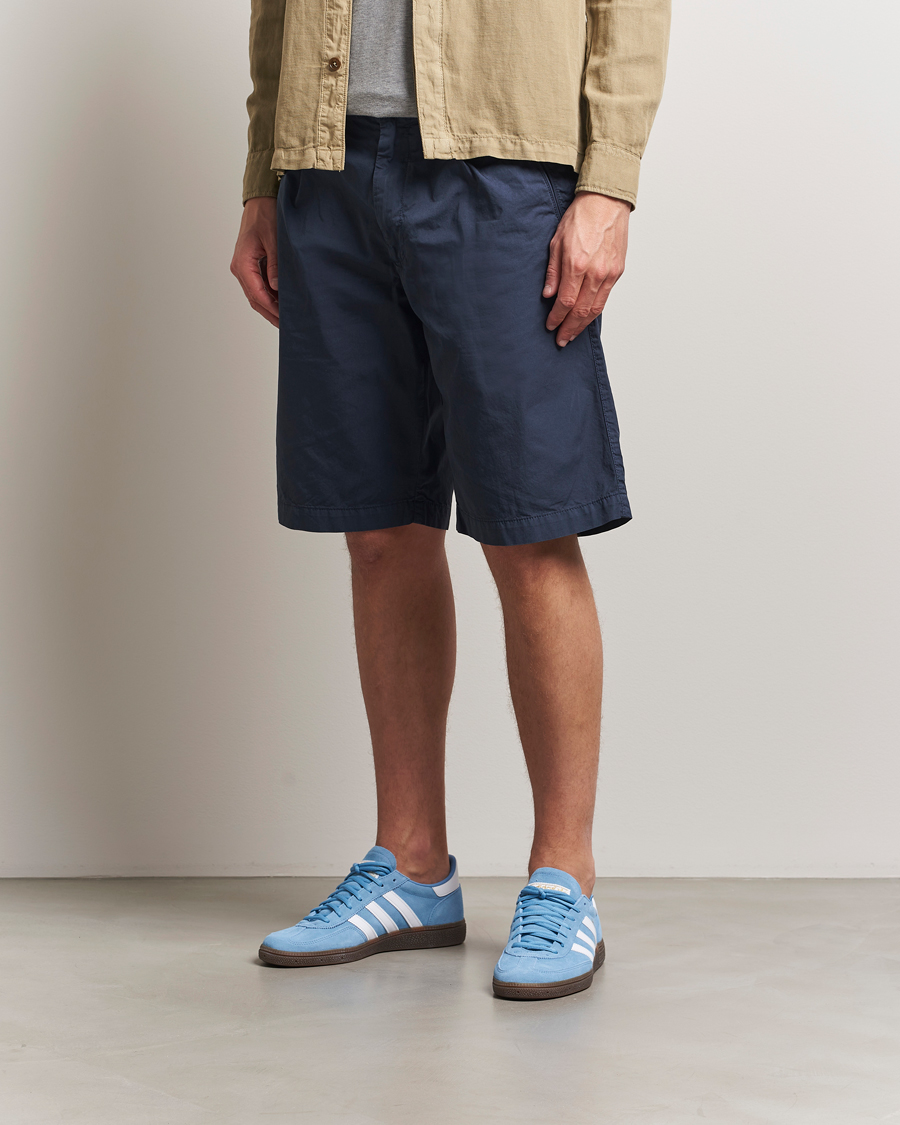 Herre | Shorts | C.P. Company | Cotton Gabardine Shorts Navy