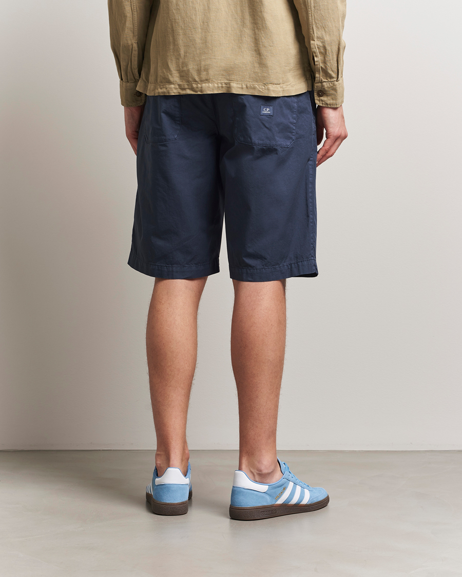 Herre | Shorts | C.P. Company | Cotton Gabardine Shorts Navy