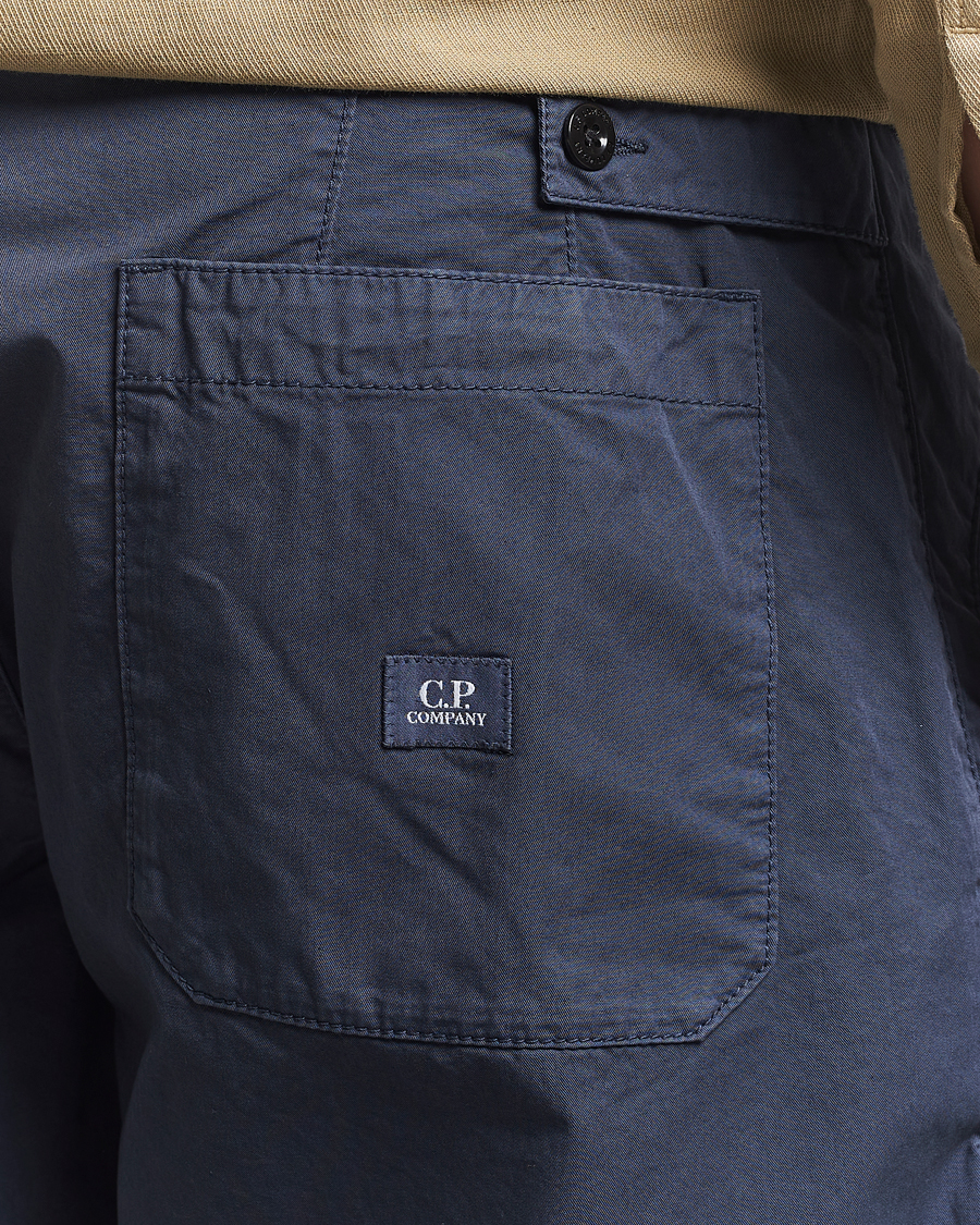 Herre | Shorts | C.P. Company | Cotton Gabardine Shorts Navy