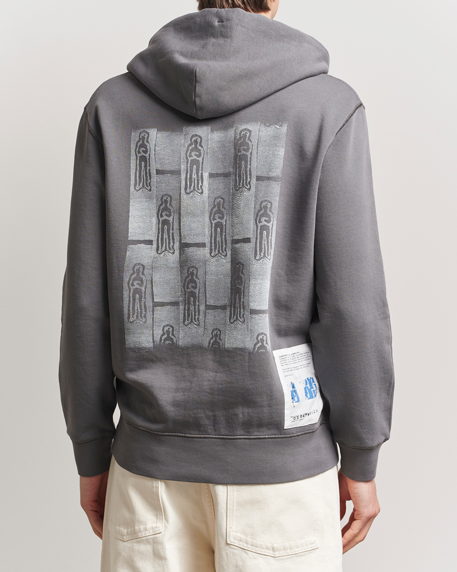 Herre | Gensere | C.P. Company | Cotton Fleece Back Logo Hood Grey