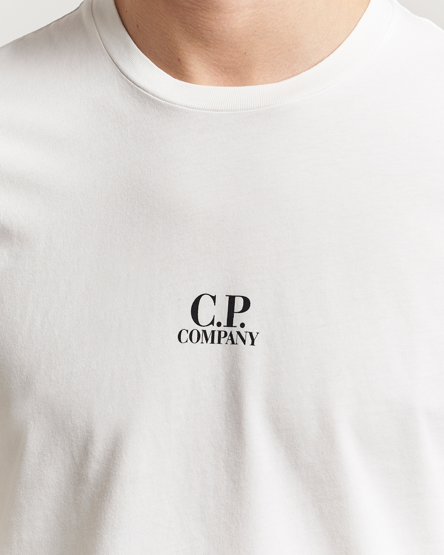 Herre | T-Shirts | C.P. Company | Back Print Short Sleeve T-Shirt White
